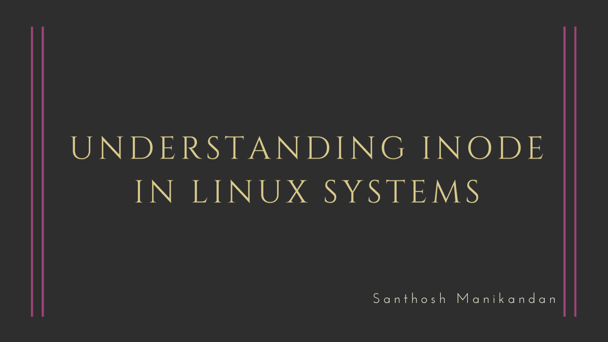 Understanding inode in Linux systems